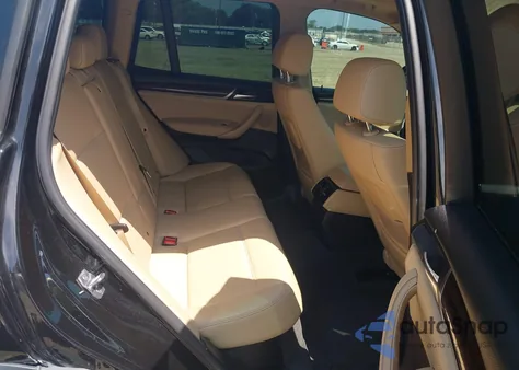 2017 BMW X3 xDrive28I из США, поврежденный, VIN 5UXWX9C57H0T00386